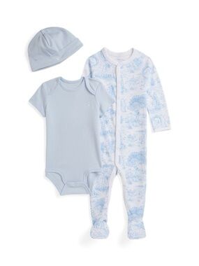 Ralph Lauren Baby Boy 3-Piece Gift Set - 3 months